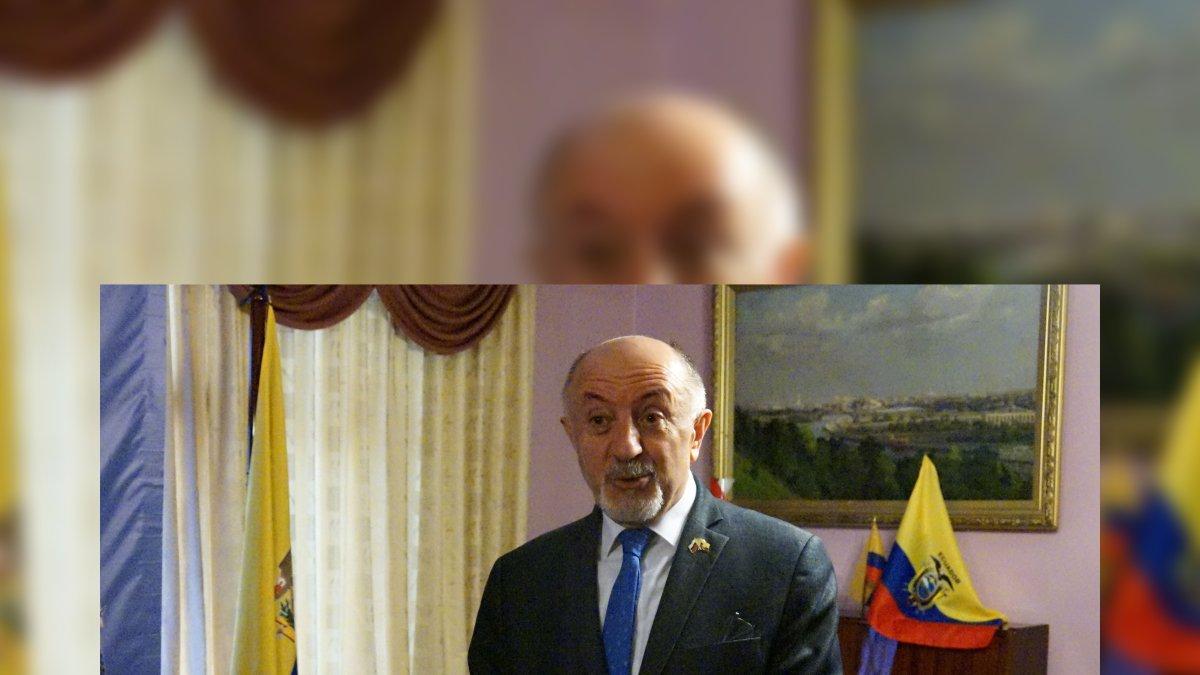 El embajador de Rusia en Ecuador, Vladimir Sprinchan.