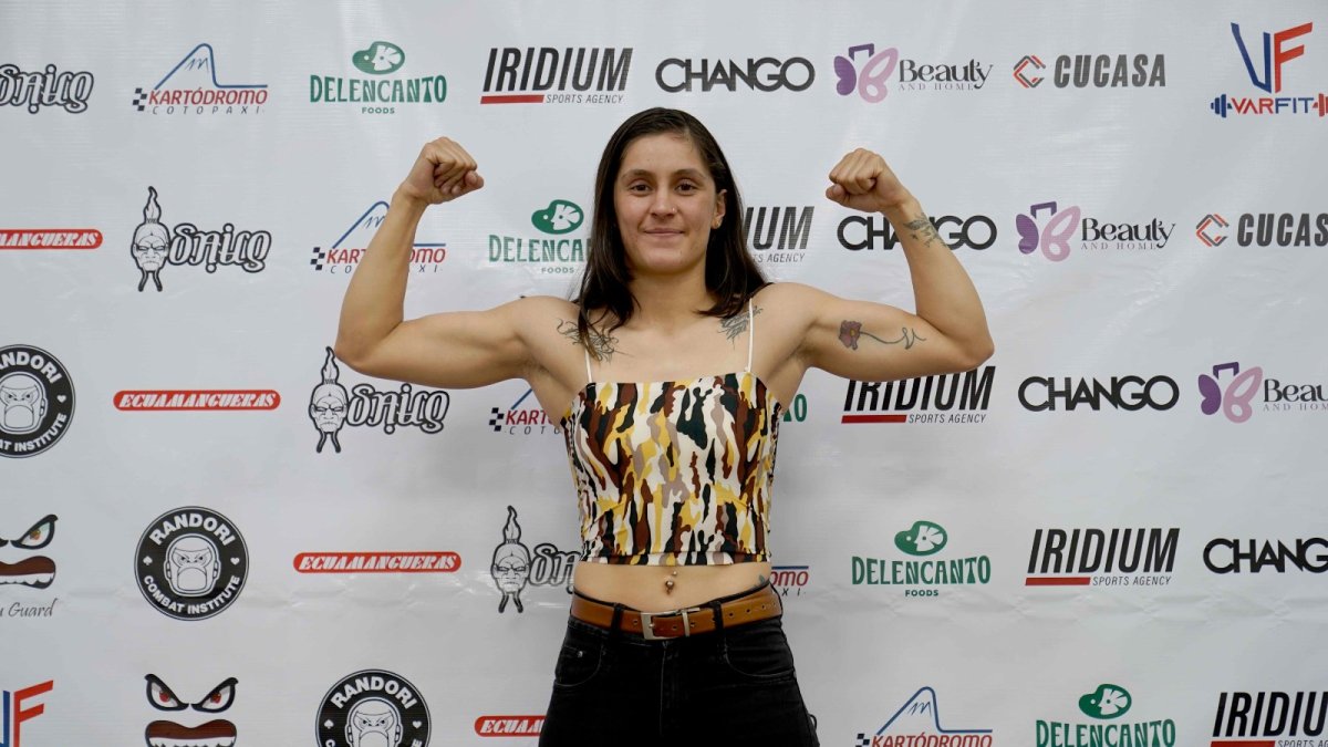 Eidy Macías lleva cerca de seis años en las artes marciales mixtas.