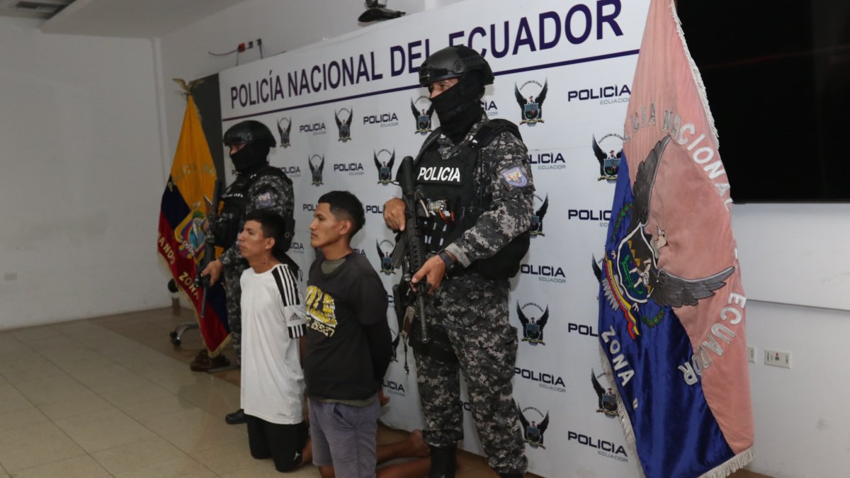 Sujetos extorsionaban en Guayaquil.