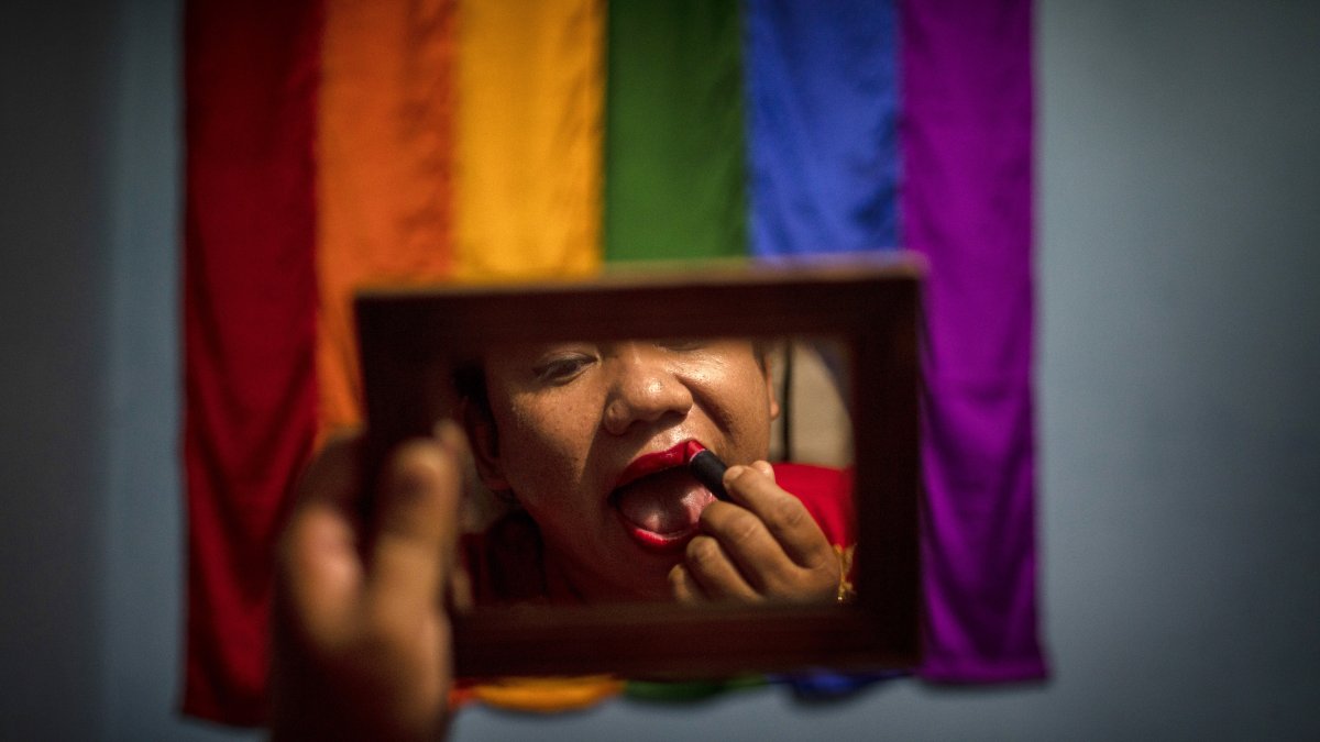 Archivo. Una activista transgénero.