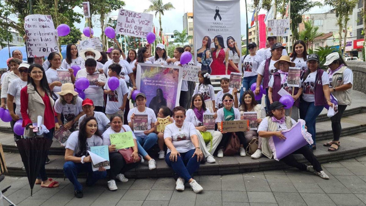 La jornada de protesta se vivió en el parque Central de Santo Domingo