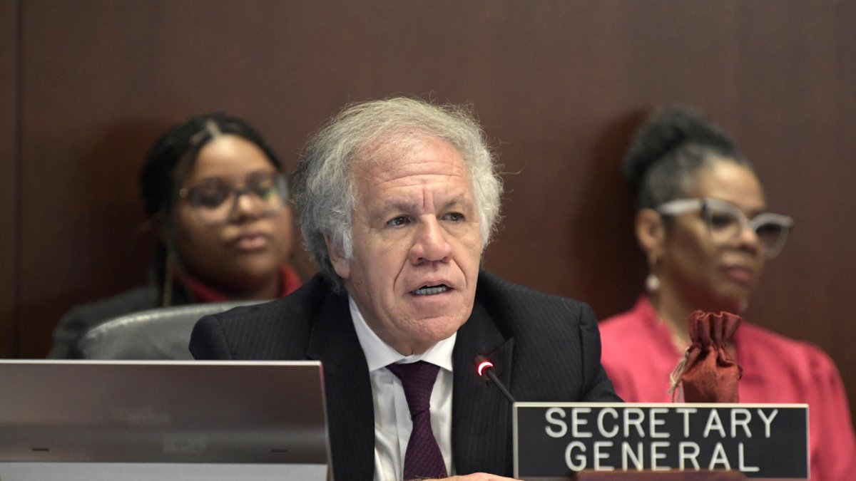 Luis Almagro, secretario general de la Organización de Estados Americanos (OEA).