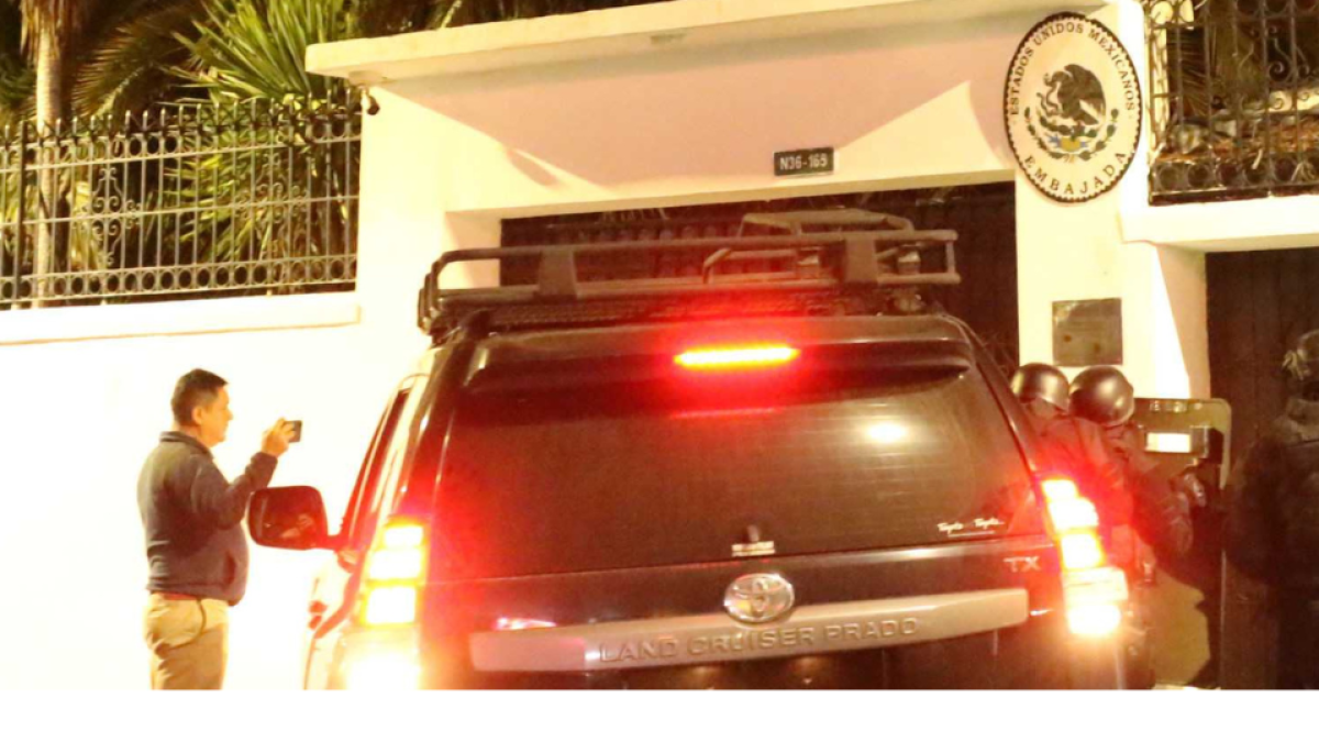 Irrupción en la Embajada de México.