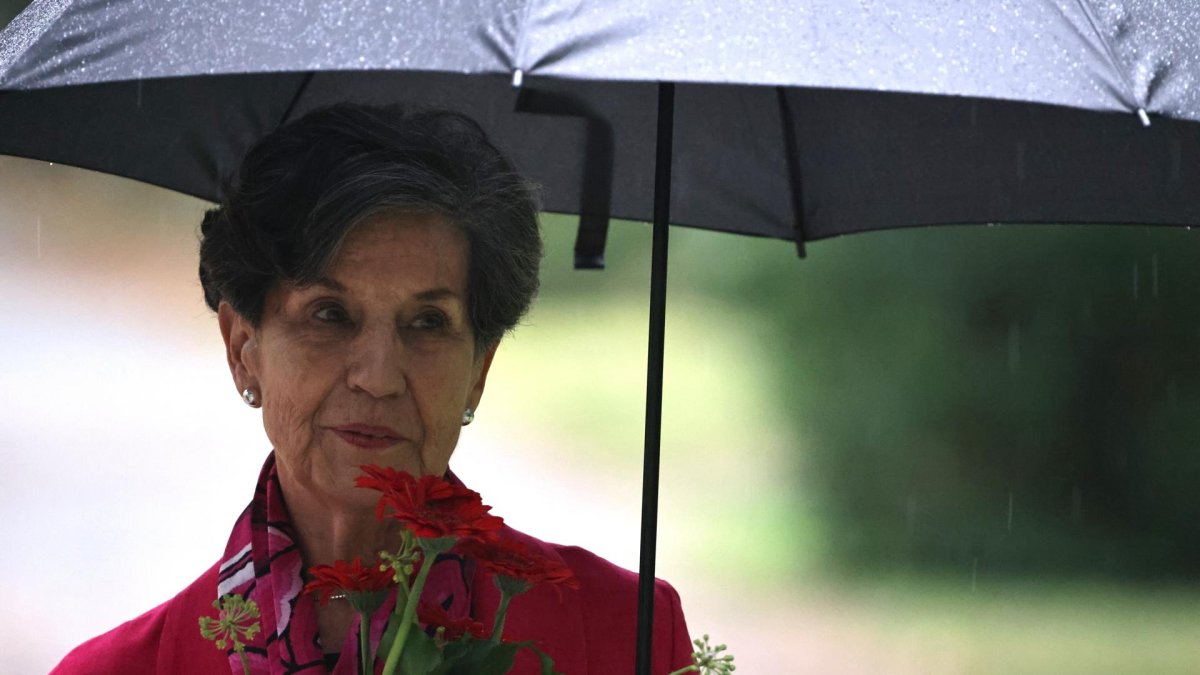 Isabel Allende Bussi, hija del fallecido expresidente de Chile, Salvador Allende.