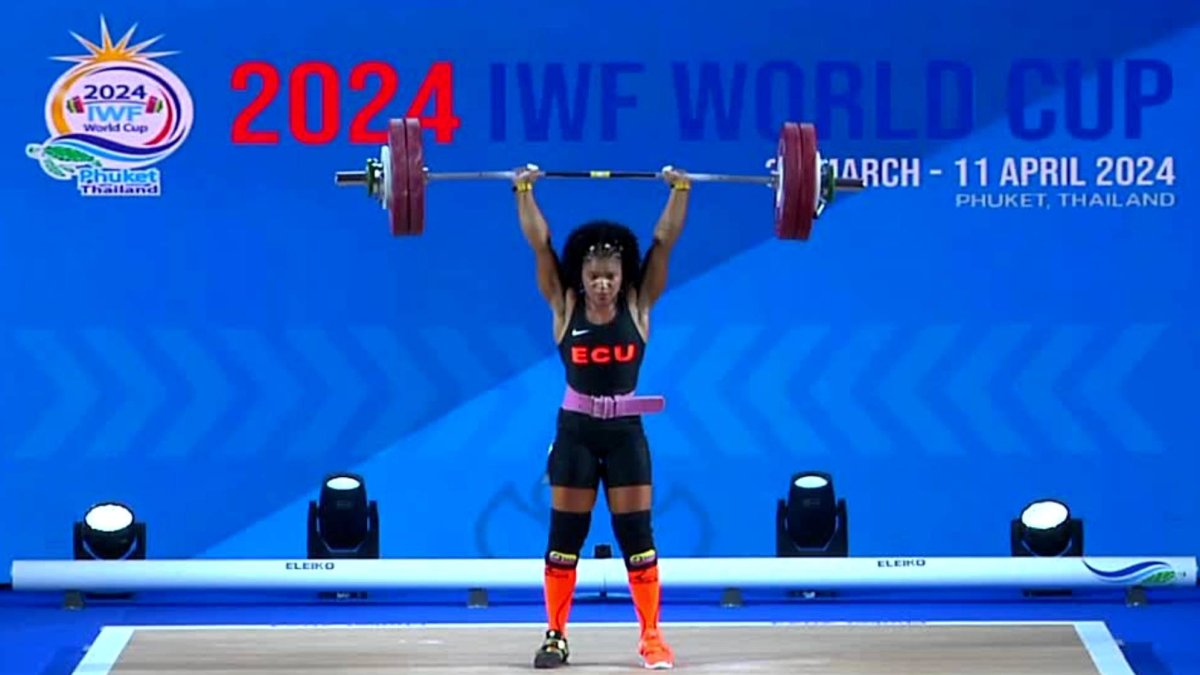 Con la halterista Angie Palacios, Ecuador tiene 24 deportistas clasificados a los Juegos Olímpicos París 2024.