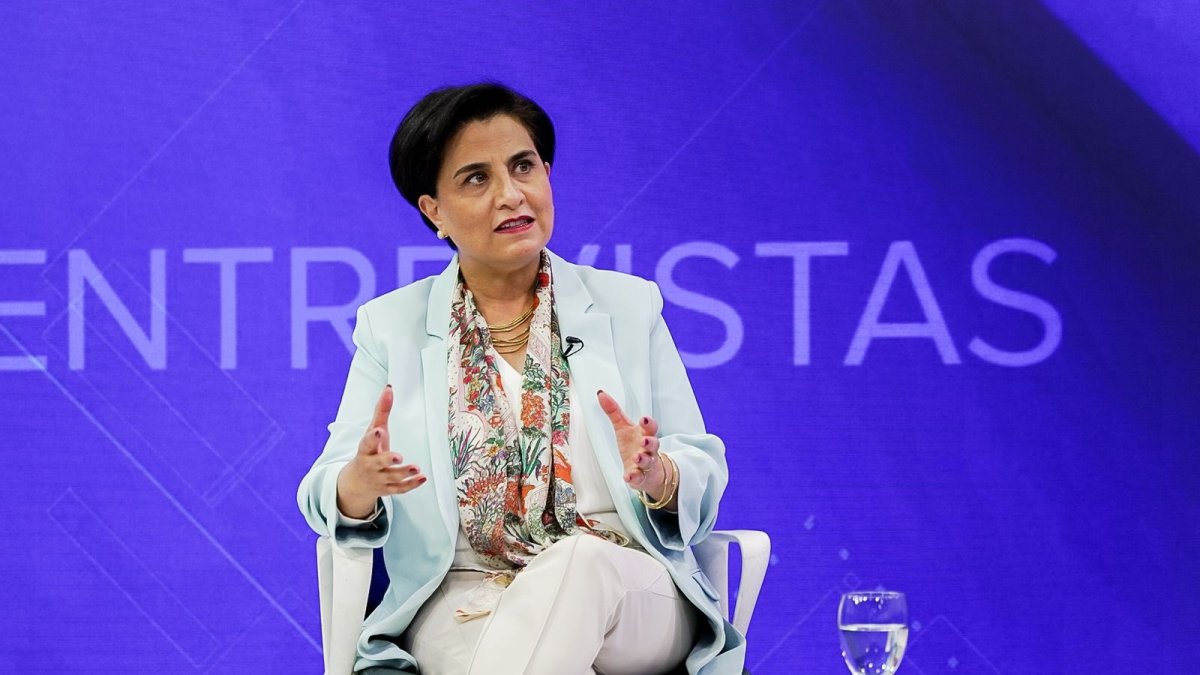 La canciller de Ecuador, Gabriela Sommerfeld en una foto de archivo.