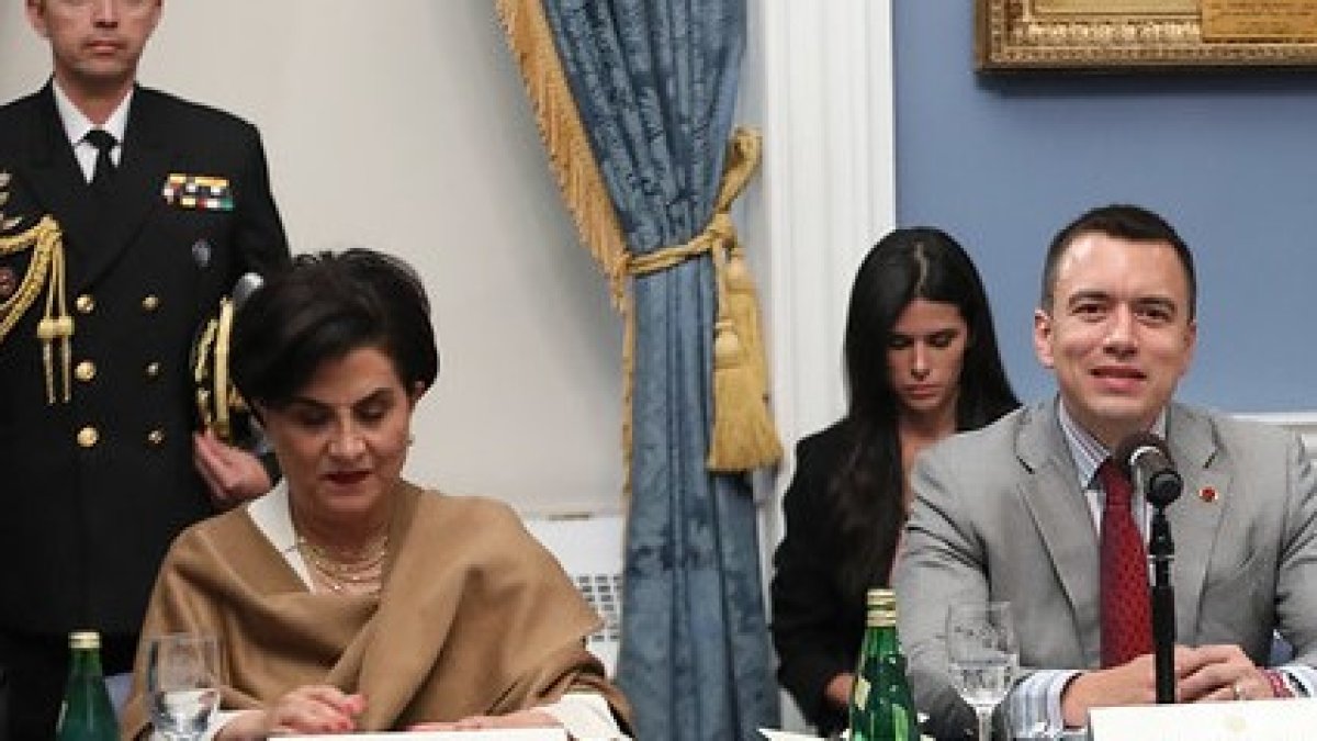 La información que han emitido Noboa y sus ministros ha sido escasa frente a la crisis diplomática con México.