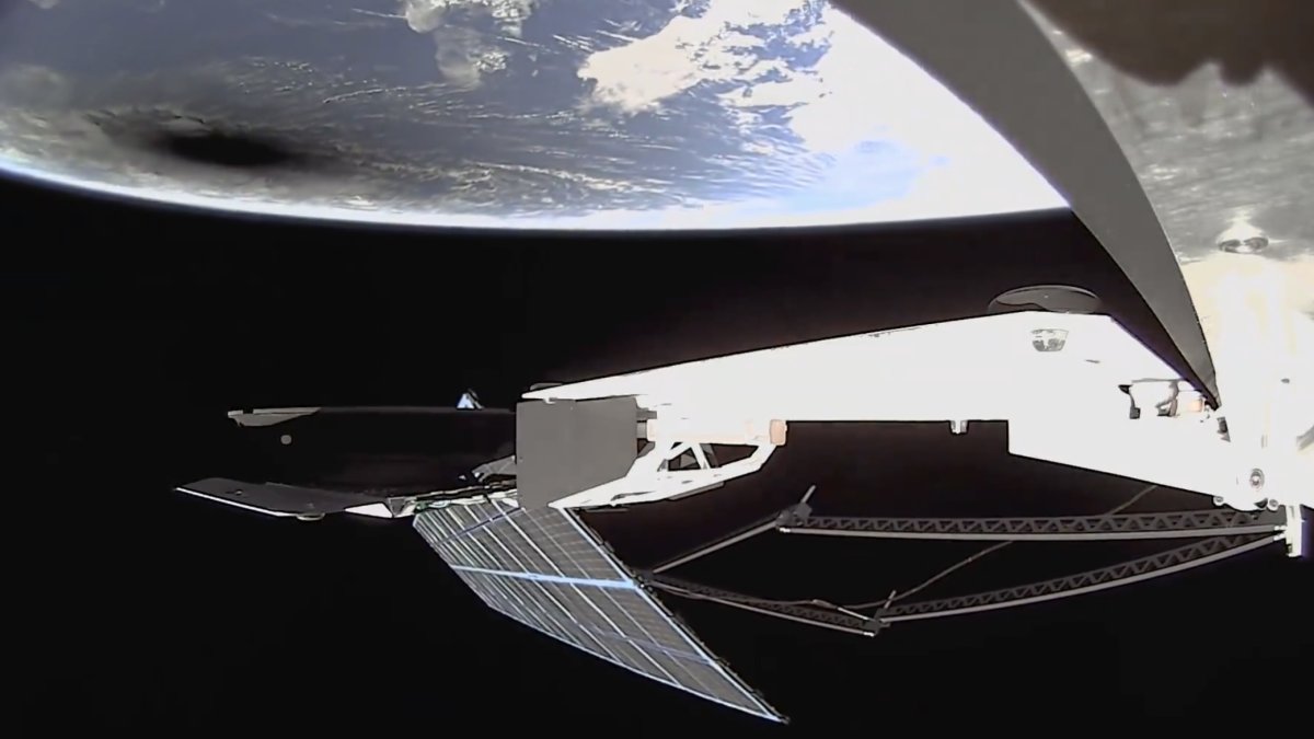 Captura de pantalla del video publicado por Elon Musk y Starlink