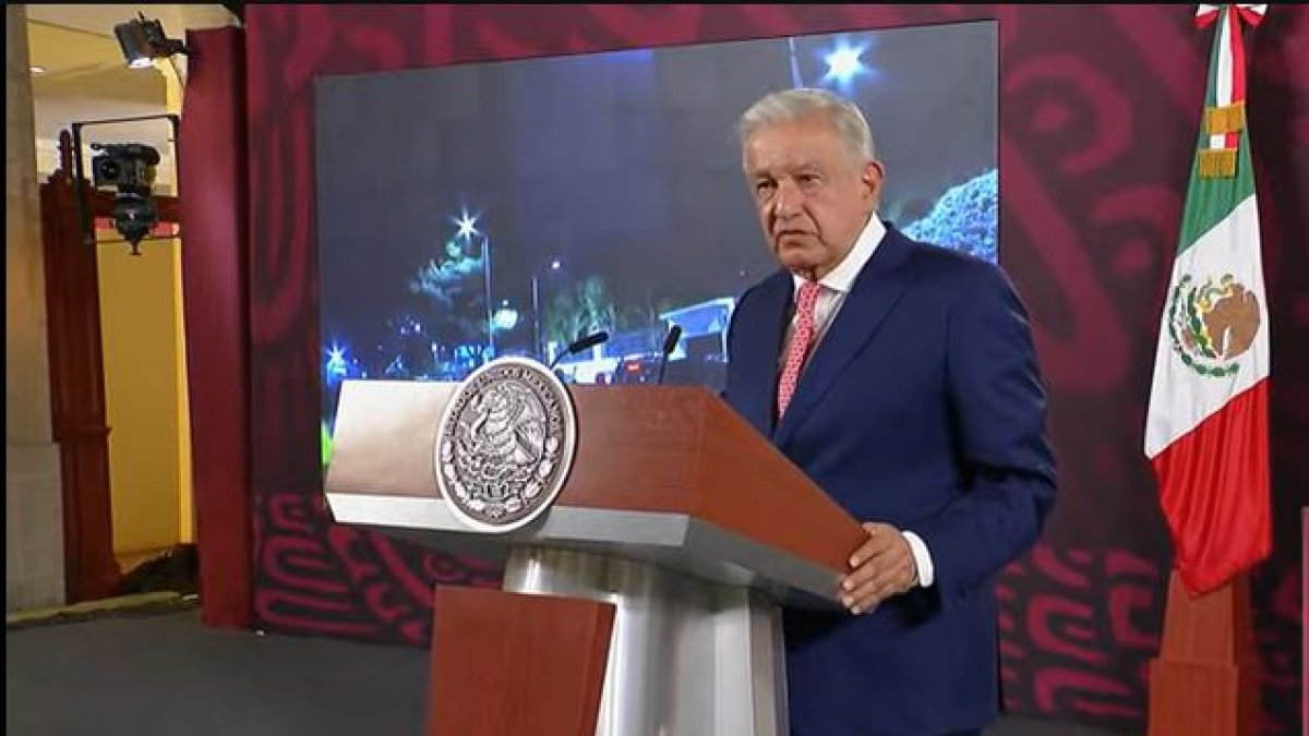 El presidente de México, Andrés Manuel López Obrador, presentó un video de las cámaras de seguridad de la sede diplomática de su país en Quito.