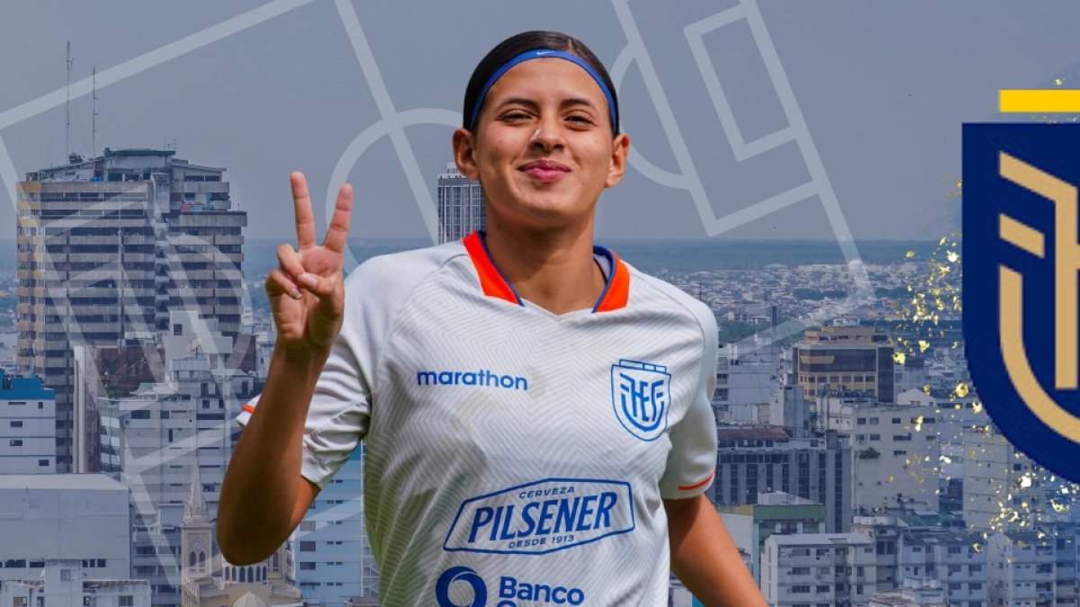 Kathleen Mendoza jugadora de Ecuador y de Toreros FC.