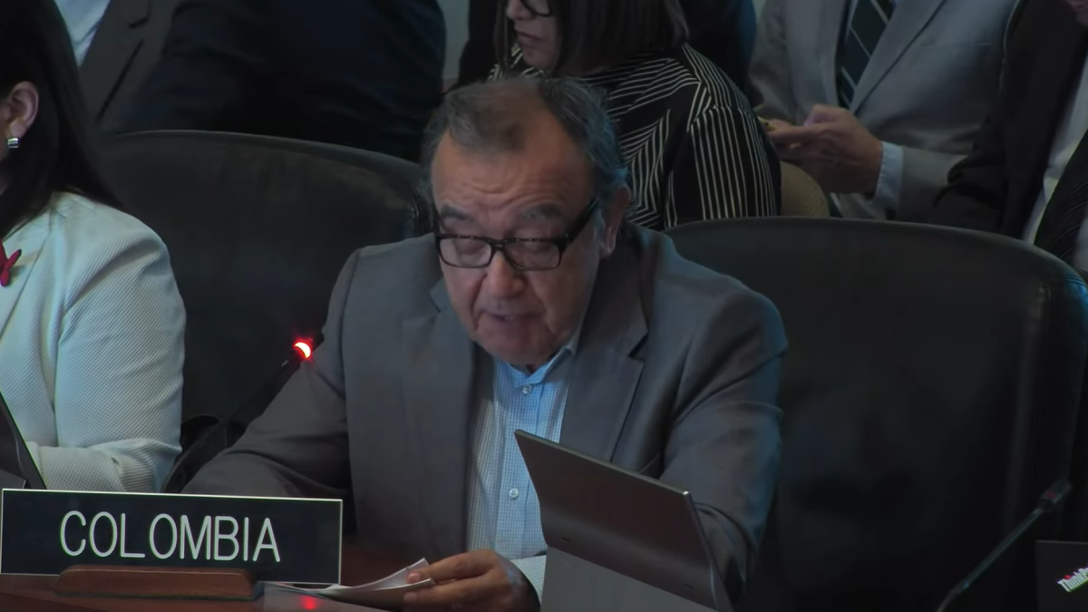 Luis Ernesto Vargas, embajador de Colombia ante la OEA.