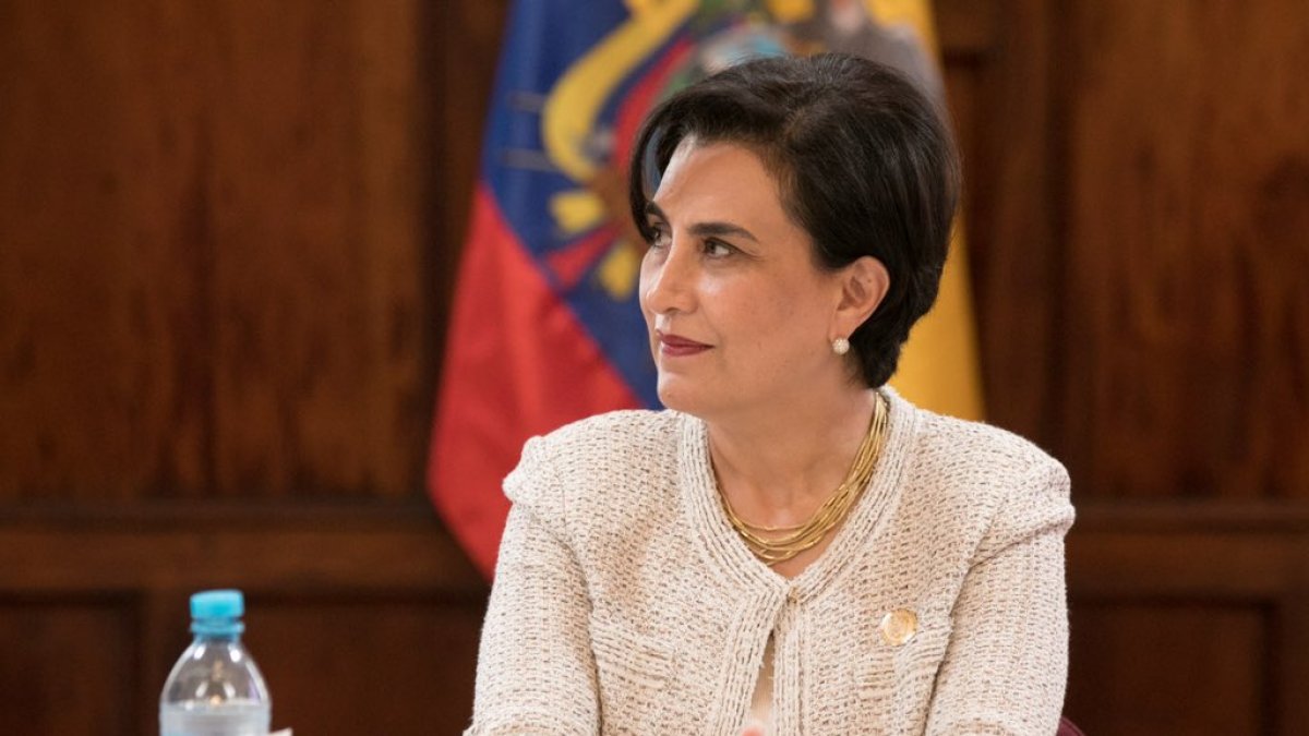 La canciller de Ecuador, Gabriela Sommerfeld.
