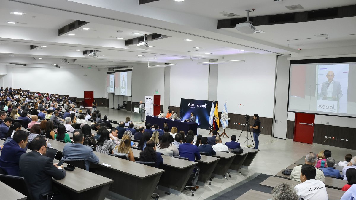 La ESPOL y el BID presentaron el nuevo programa 'Fortalecimiento del Ecosistema de Innovación del Litoral Ecuatoriano', el 12 de abril.