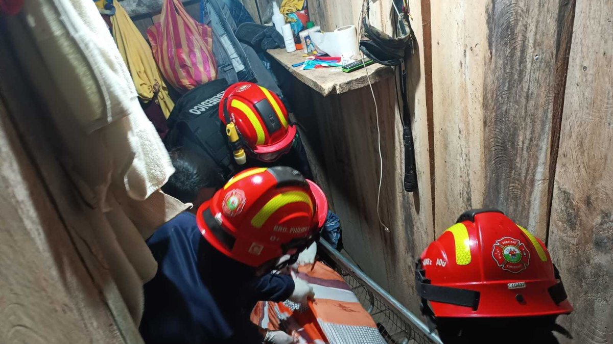 Esmeraldas. Las autoridades levantaron el cadáver de la víctima.