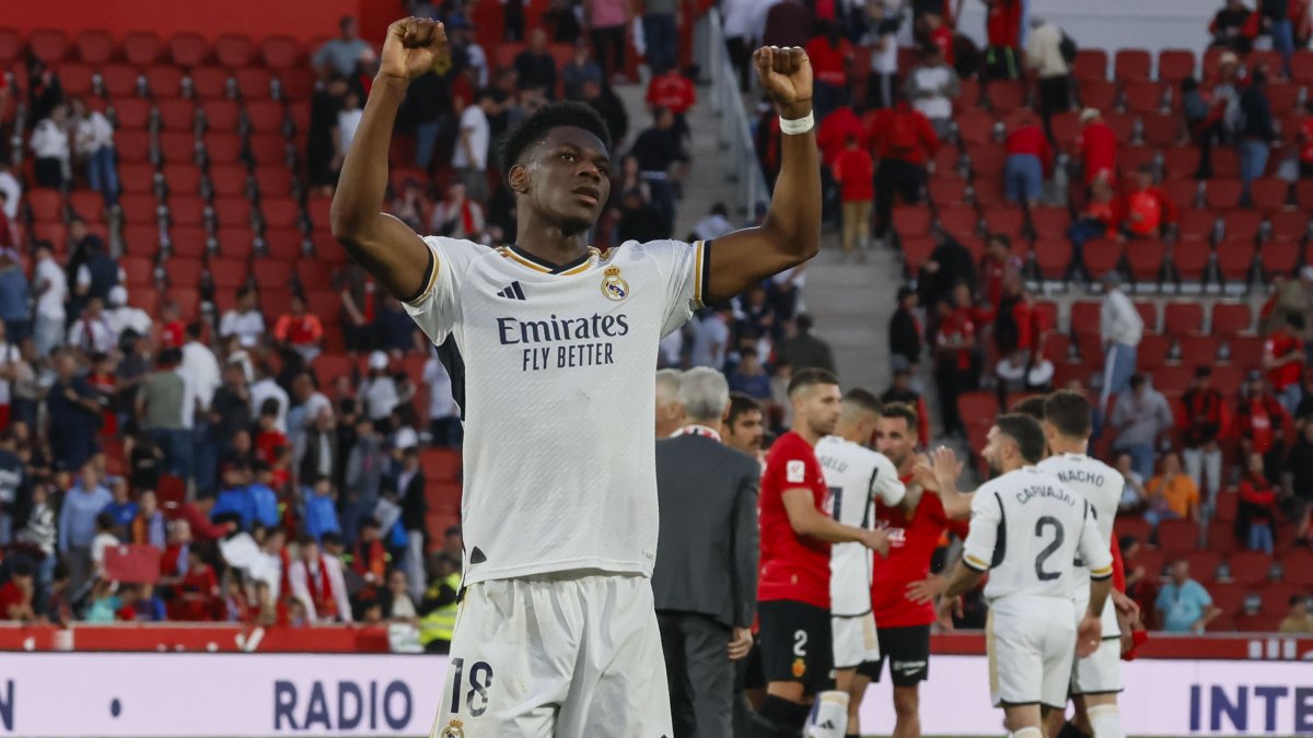 El centrocampista francés del Real Madrid, Aurelien Tchouameni fue el autor del gol