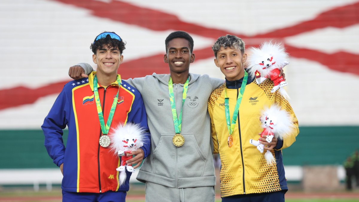 El ecuatoriano Ian Pata fue oro en los 400 m planos en tiempo de 47.41.