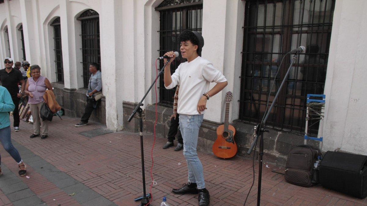 Pablo participa junto a su compañero de escena en la iniciativa cultural: ‘Los Miércoles todos al Centro’,