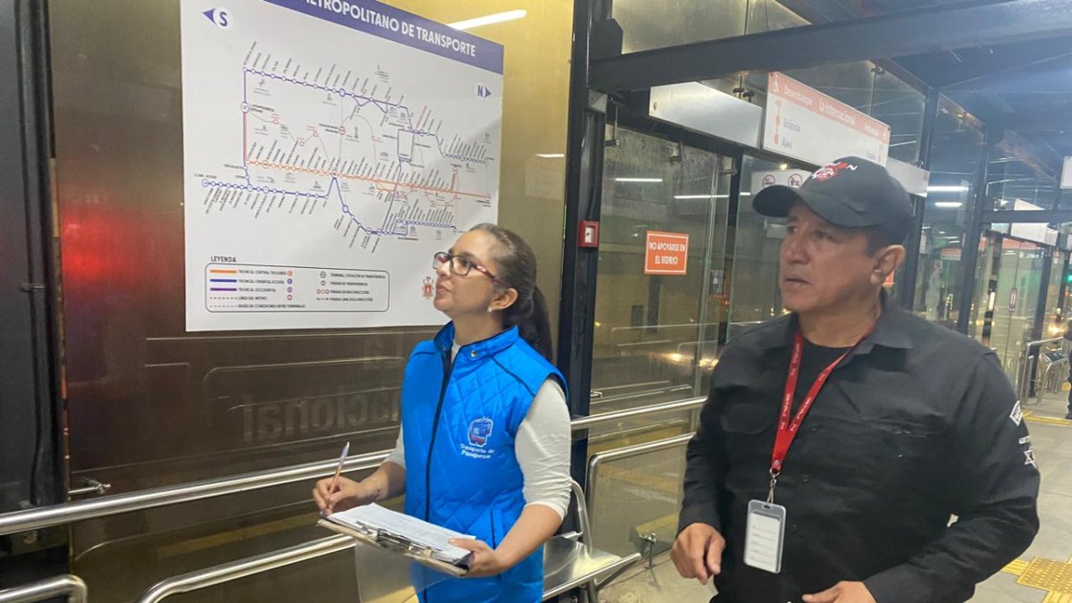 Empresa de pasajeros de Quito realizó un levantamiento de información por cambio de la empresa de seguridad privada.