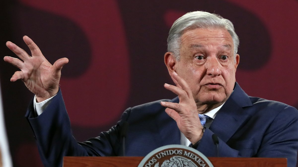 El presidente de méxico dio las declaraciones en su conferencia de prensa diaria.