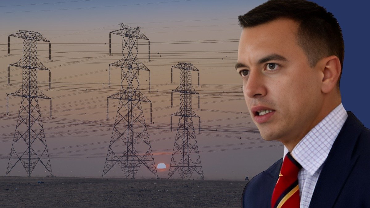 Noboa anuncia que no habrá más apagones, pero declara en emergencia al sector eléctrico