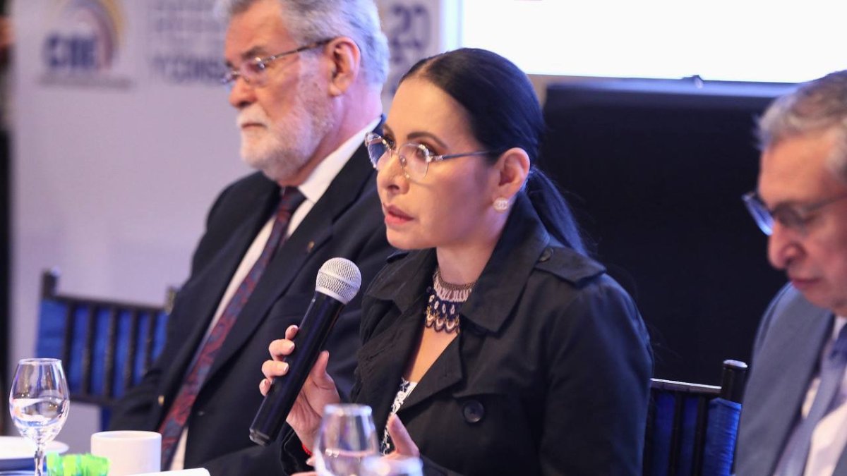 Los consejeros del CNE conversaron con medios de comunicación sobre la difusión de resultados de las elecciones de la consulta popular.