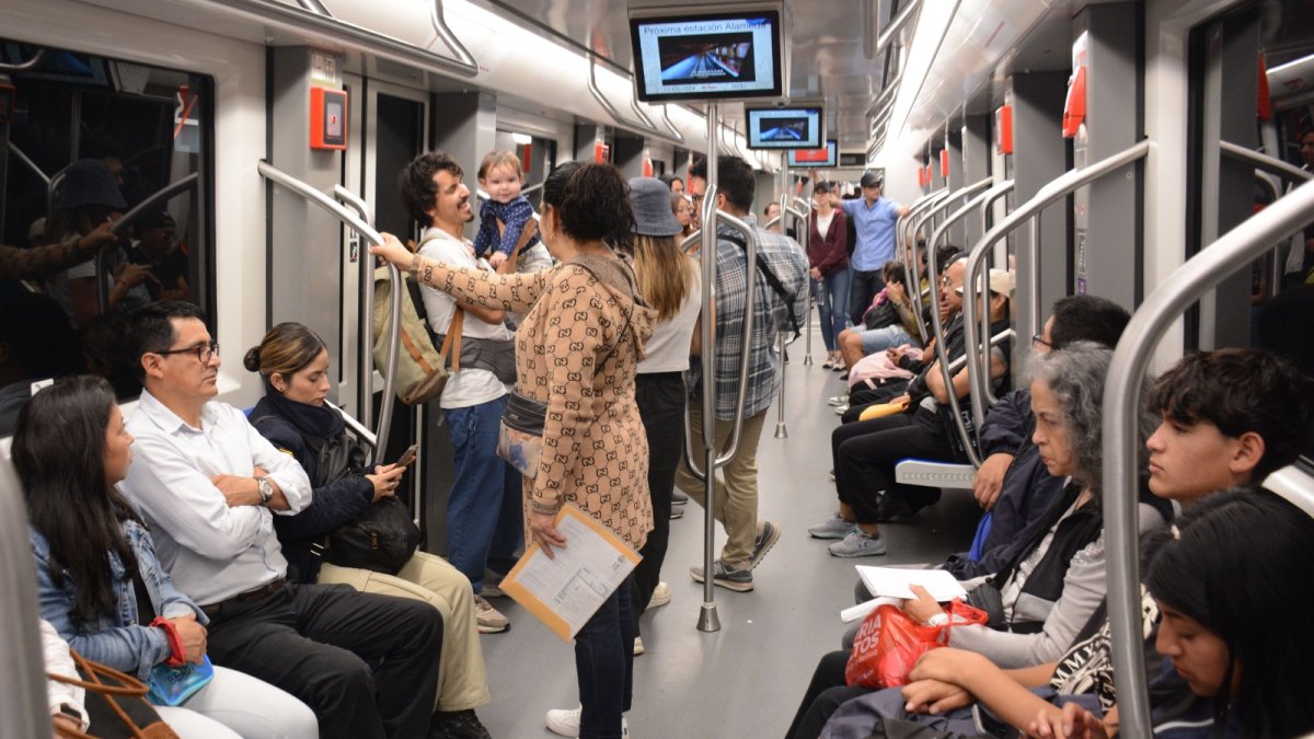 El inconveniente de los usuarios es la falta de aire acondicionado en los trenes del Metro