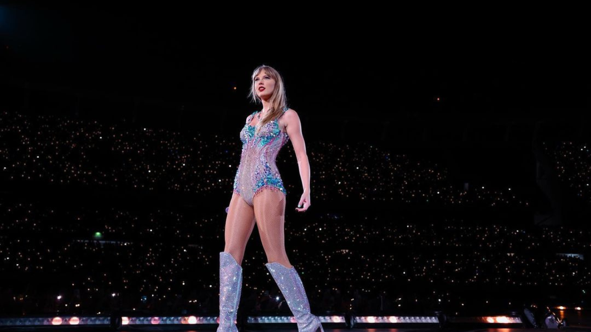Taylor Swift en concierto.