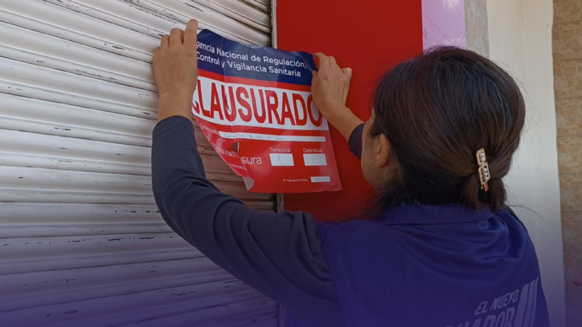 Control.- Clausuran una farmacia en Cuenca.