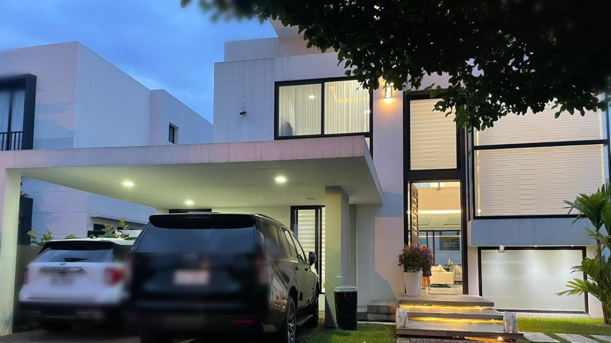 Una de las viviendas allanadas por el caso Jaguar.