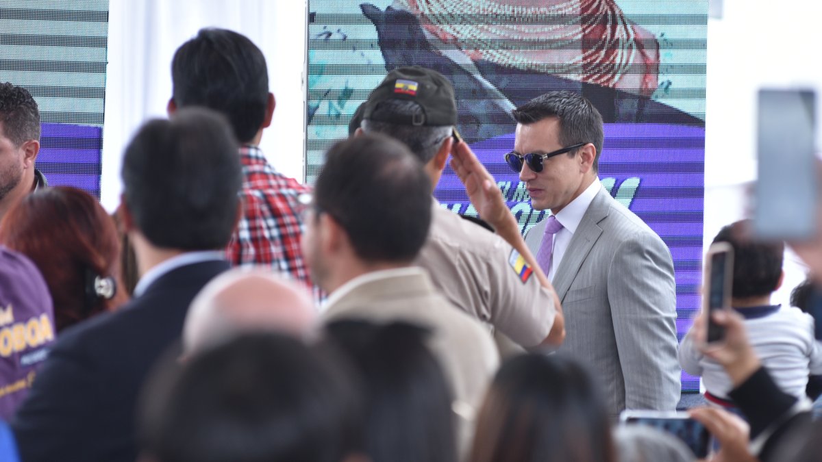 Recorrido por el centro Integral Familiar La Ferroviaria con el Presidente Daniel Noboa.