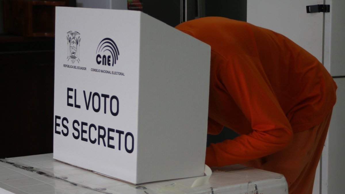 El voto de los privados de libertad se desarrolló sin inconvenientes.