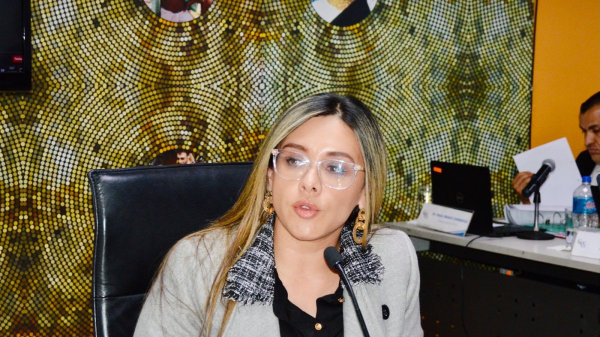 Calvache es abogada y máster en Derecho Administrativo. Tiene una amplia trayectoria en el sector público. Fue electa consejera en febrero de 2023.