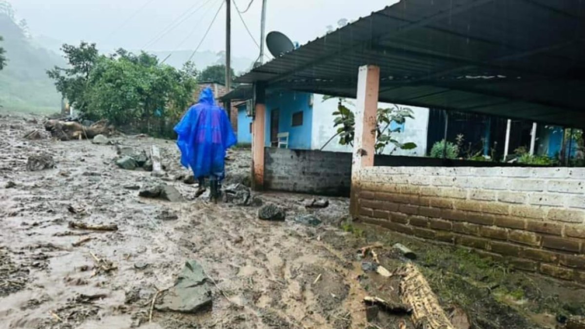 El Citado.- La casa de la familia Rodríguez es una de las afectadas por el aluvión.