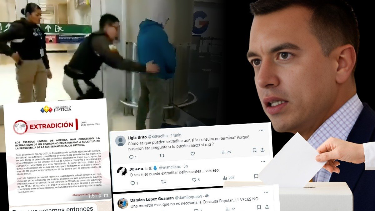 Fotomontaje para graficar este artículo de desinformación sobre la consulta popular.