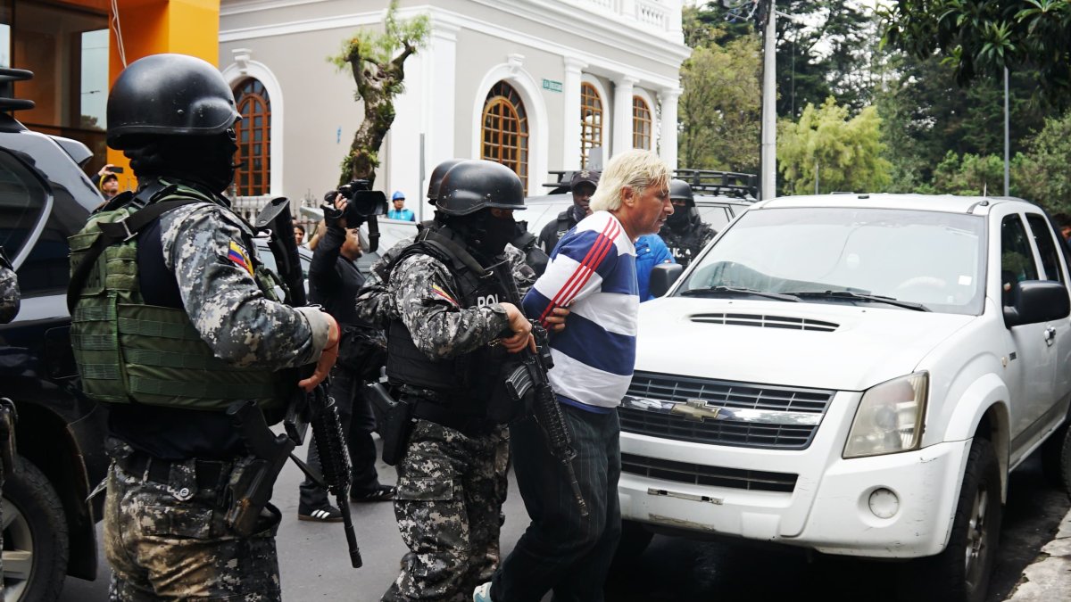 Fabricio Colón Pico, uno de los más buscados del país fue detenido en abril de 2024, en Puerto Quito.