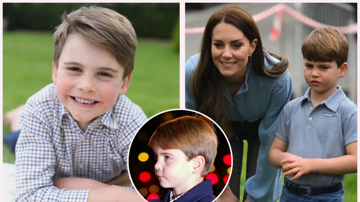 Kate Middleton y el príncipe Luis