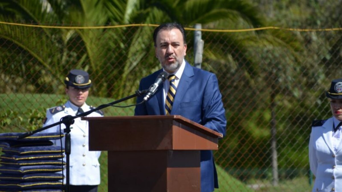 Pabel Muñoz participó en los 11 años de vida institucional de la Agencia Metropolitana de Tránsito.