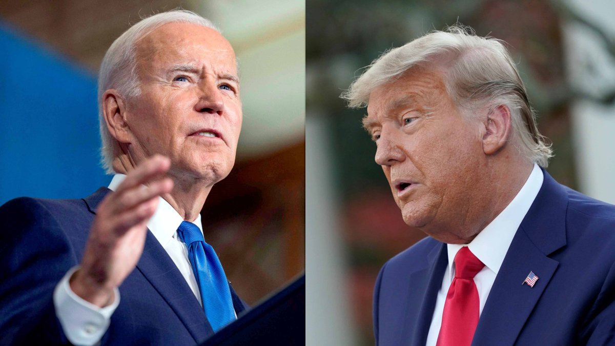 Washington. Los actuales candidatos Joe Biden y Donald Trump.