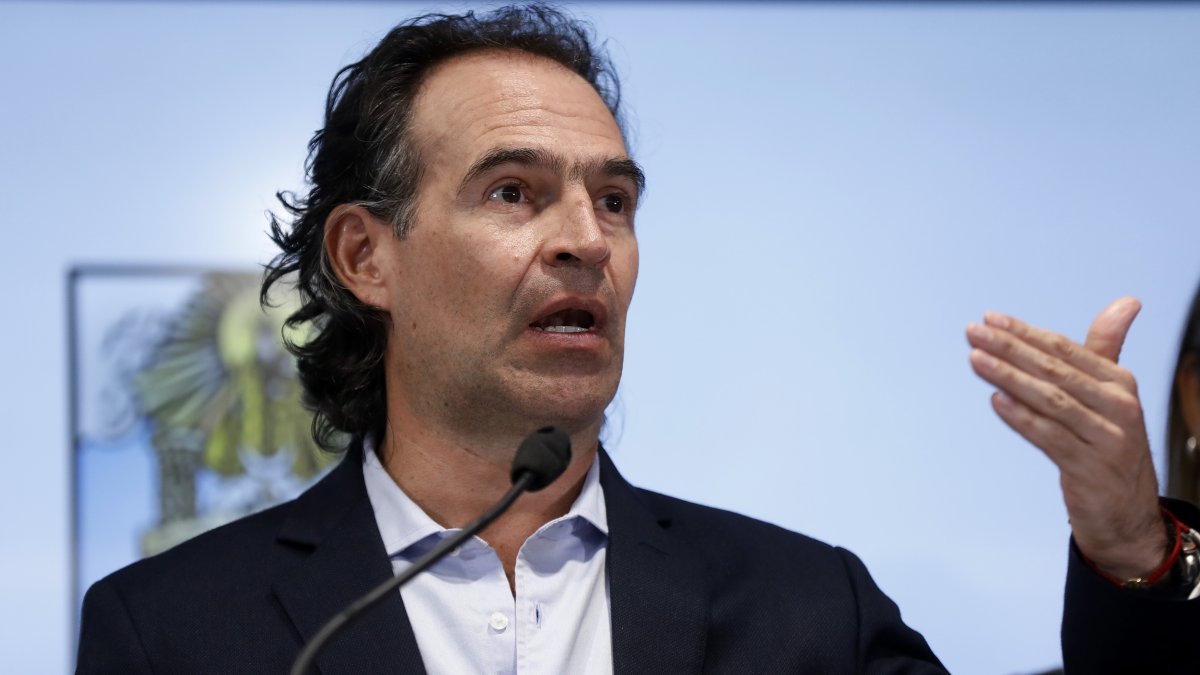 El alcalde de Medellín, Federico Gutiérrez, durante una acto público reciente.