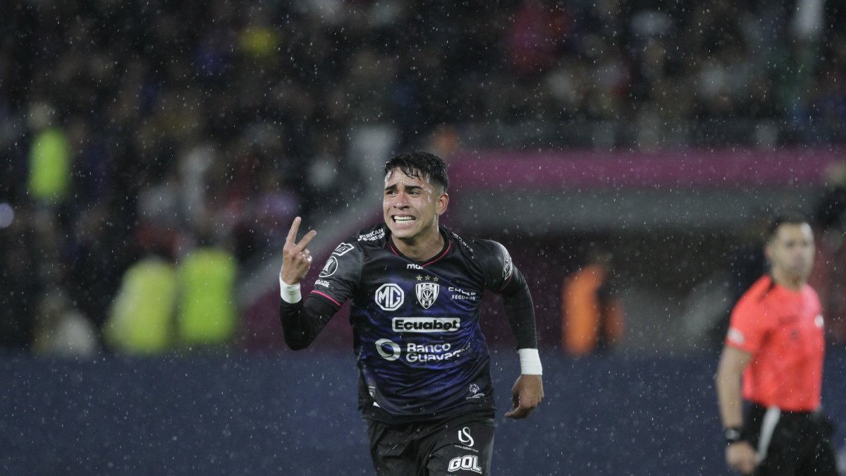 Kendry Páez marcó su primer gol en la Copa Libertadores.