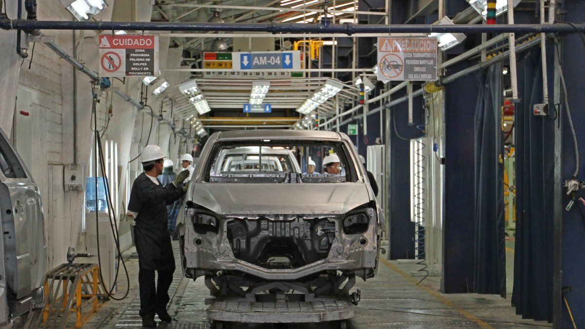 Instalaciones de la planta de General Motors, en Quito. 