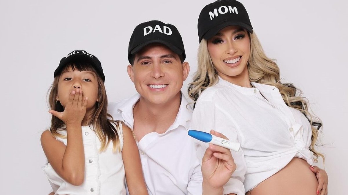 Don Day con Elizabeth y la hija de ella.