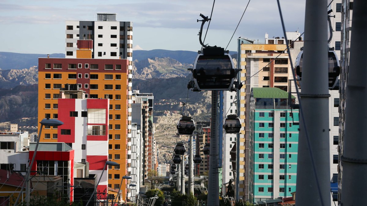 Cabinas del transporte por cable 