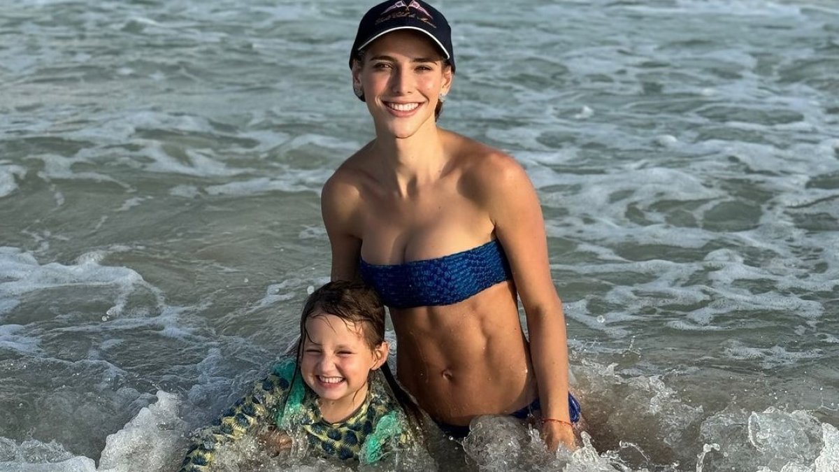 Lavinia con Luisa Noboa.