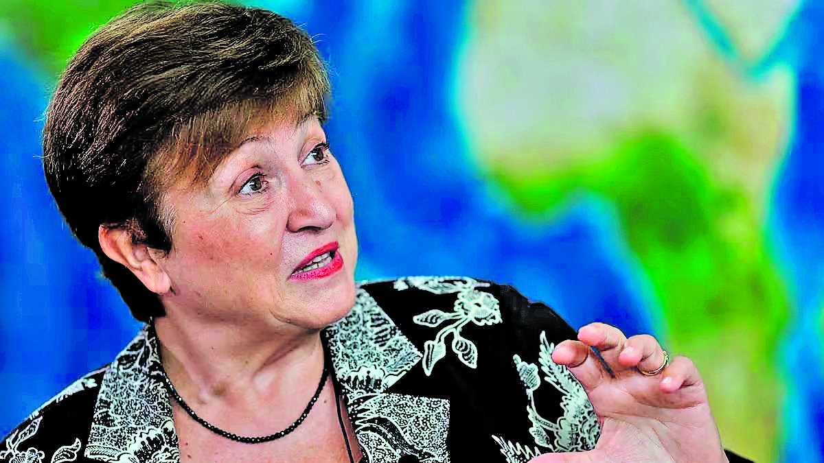 Ejecutiva.- La directora del Fondo Monetario Internacional (FMI), Kristalina Georgieva.