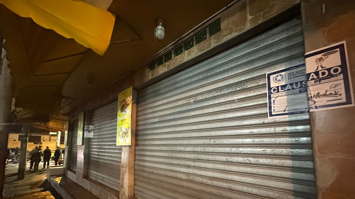 Los locales de Pascuales fueron clausurados