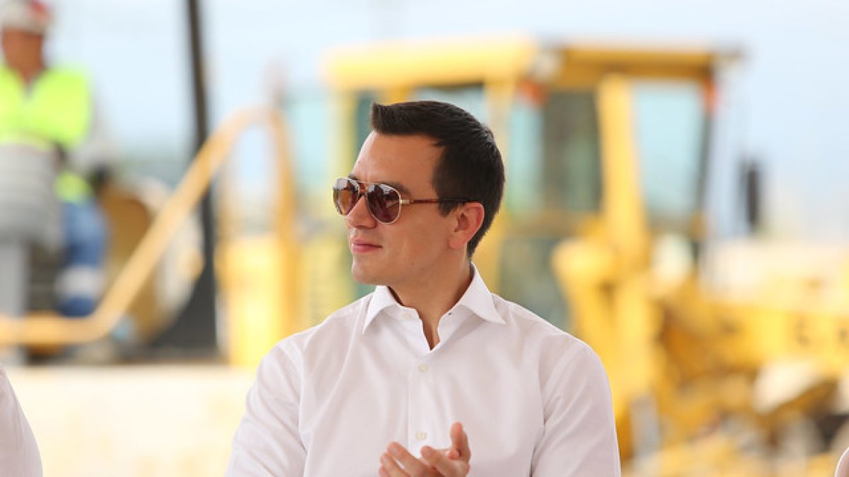 El presidente de la República, Daniel Noboa, fue denunciado por abogados mexicanos.