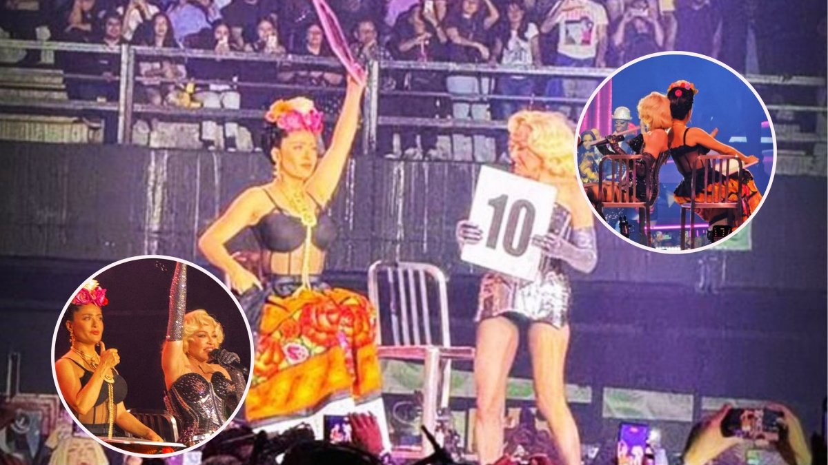 Así fue el show de Madonna con Salma Hayek como invitada especial.