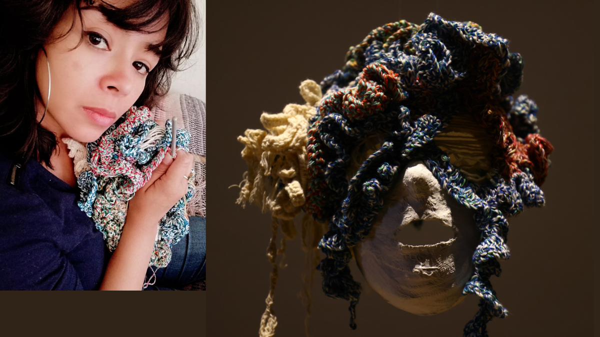 La artista se especializa en la tejeduría y el diseño sonoro experimental