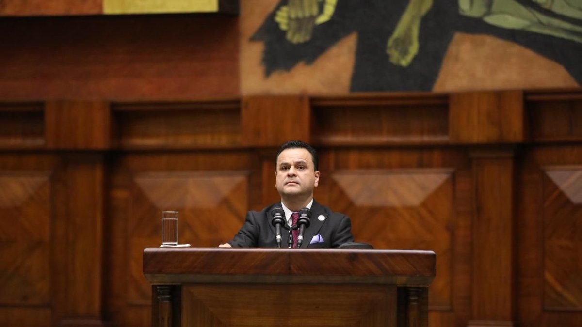 Esteban Bernal fue ministro de Inclusión en el mandato de Lasso y presidente de CREO.